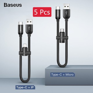 สายชาร์จ USB Type-C USB สำหรับ iPhone &amp; Android