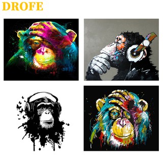 Drofe ( 40x50 ซม . ) ~ ภาพจิตรกรรมสีน้ํามันบนผ้าใบ Diy ไม่มีกรอบรูปสําหรับตกแต่งบ้าน