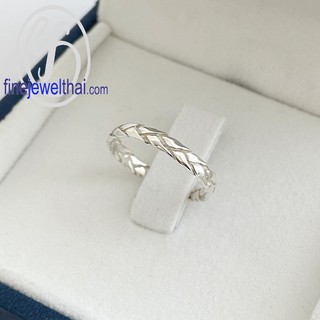 Finejewelthai แหวนเงินแท้-แหวนเกลี้ยง-แหวนสาน-Saan-Silver-Ring - R139200