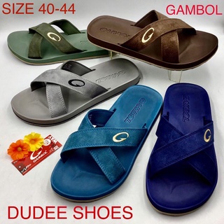 ภาพหน้าปกสินค้ารองเท้าแตะแบบสวม (SIZE 40-44) GAMBOL (ของแท้) รองเท้าแตะพื้นนุ่ม ซึ่งคุณอาจชอบราคาและรีวิวของสินค้านี้