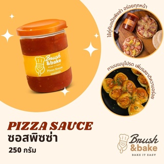 ซอสพิซซ่า น้ำหนัก 250 กรัม - Brush &amp; Bake Pizza Sauce (250 g.)