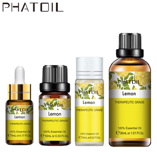 PHATOIL น้ำมันหอมระเหย อโรมาเธอราพี กลิ่นมะนาว 5/10/15/30 มล.