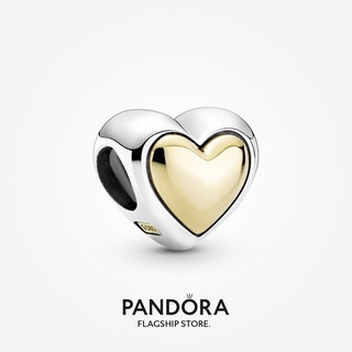 Pandora จี้รูปหัวใจ สีทอง