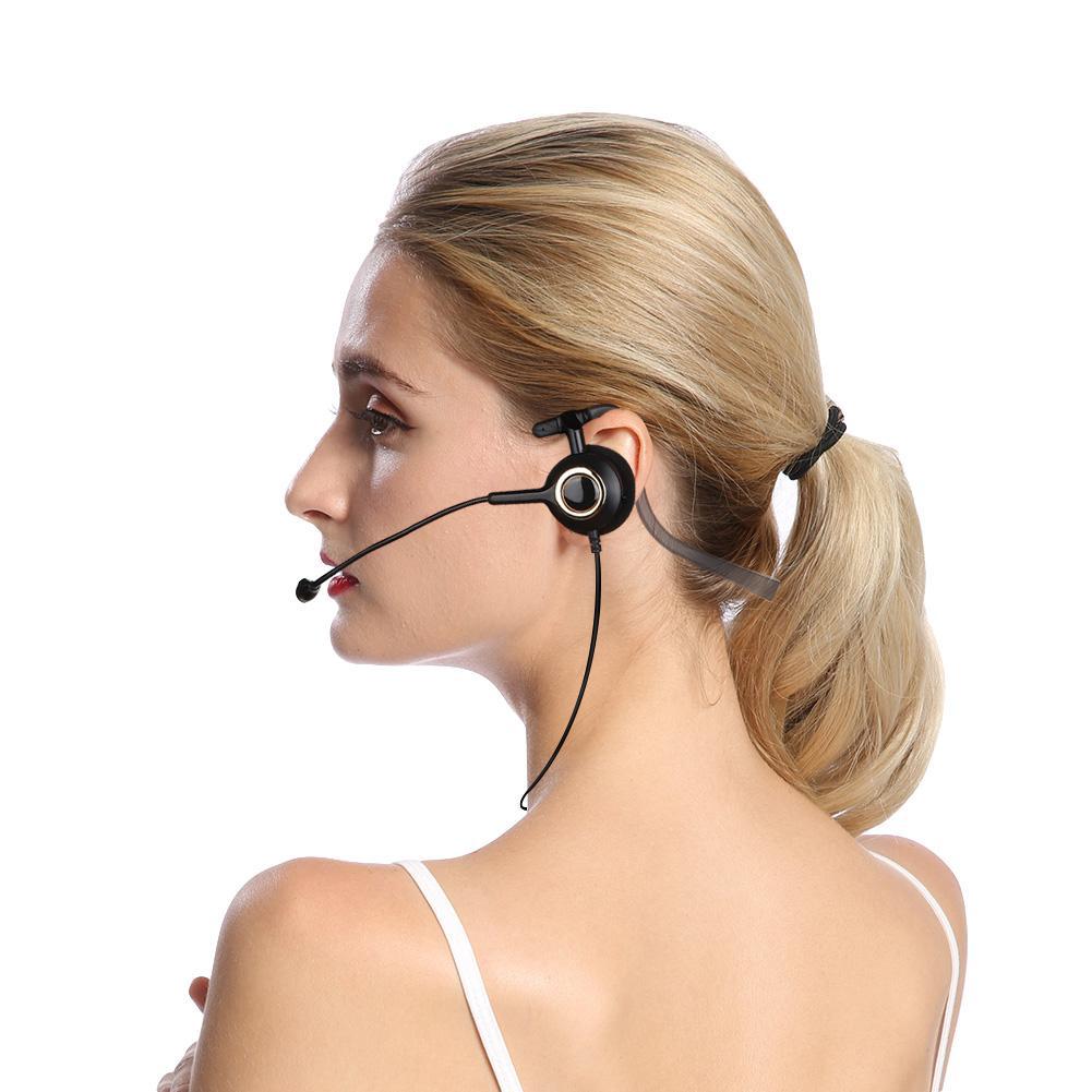 ภาพหน้าปกสินค้าH1000-RJ9 Crystal Head Noise Cancelling Call Center Headset Comfortable Telephone Headphone ซึ่งคุณอาจชอบราคาและรีวิวของสินค้านี้