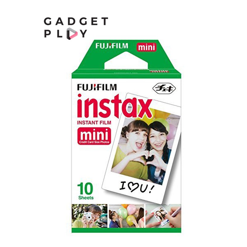 ภาพหน้าปกสินค้าFujifilm instax mini film ฟิล์ม ขอบขาว แพ๊คเดี่ยว 10 แผ่น / แพ๊คคู่ 20 แผ่น จากร้าน gadgetplay บน Shopee