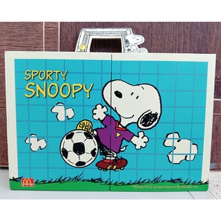 🇯🇵 Snoopy Sporty ชุดตุ๊กตาฟิกเกอร์ มี 8 ชิ้น Mc.Donald มือสองญี่ปุ่น