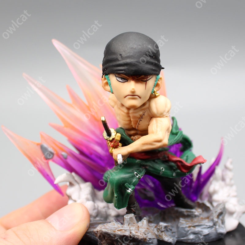 ภาพสินค้าโมเดลวันพีช Zoro (One Sword Death-Lion's Song Ver.) One Piece GK Figure 10cm Haki Straw Hat Pirates โรโรโนอา โซโล บรรจุอยู่ในกล่องพีวีซี วันพีซ โมเดล ฟิกเ ฟิกเกอร์ Roronoa Zoro (Ittoryu Iai: Shi Shishi Sonson Ver.) OnePiece Battle Version Wano จากร้าน owlcat.th บน Shopee ภาพที่ 1