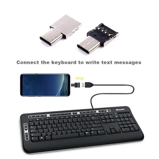 Btsg อะแดปเตอร์เชื่อมต่อ Type C เป็น USB OTG สําหรับแฟลชไดรฟ์ USB S8 Note8 Android Phone