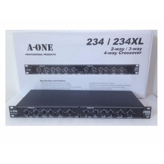 ปรีครอส สเตอริโอครอสโอเวอร์ 2/3/4 ทาง เครื่องแยกสัญญาณเสียง รุ่น A-ONE 234XL