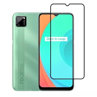 ฟิล์มกระจก Realme ทุกรุ่น เต็มจอ 9D For Realme C11 รุ่นกาวเต็มแผ่น