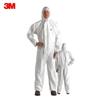 3M 4545 Coverall ชุดป้องกันฝุ่นละอองและสารติดเชื้อ M-L-XL