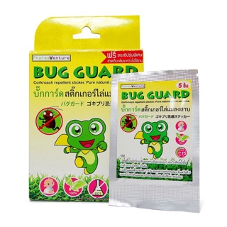 สติ๊กเกอร์ไล่แมลงสาบ BUG GUARD 1 กล่อง / 5 ชิ้น