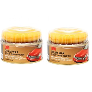 ภาพหน้าปกสินค้า3M (2ชิ้น) แว๊กซ์เคลือบเงาสีรถ Cream Wax Gloss N\' Shine 220 กรัม ซึ่งคุณอาจชอบสินค้านี้