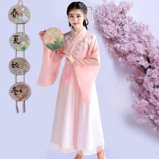 🔥Hot sale~ เด็กสาว Hanfu Yang Zijinmi เครื่องแต่งกายโบราณแบบเดียวกันกับชุดนางฟ้า Guzheng