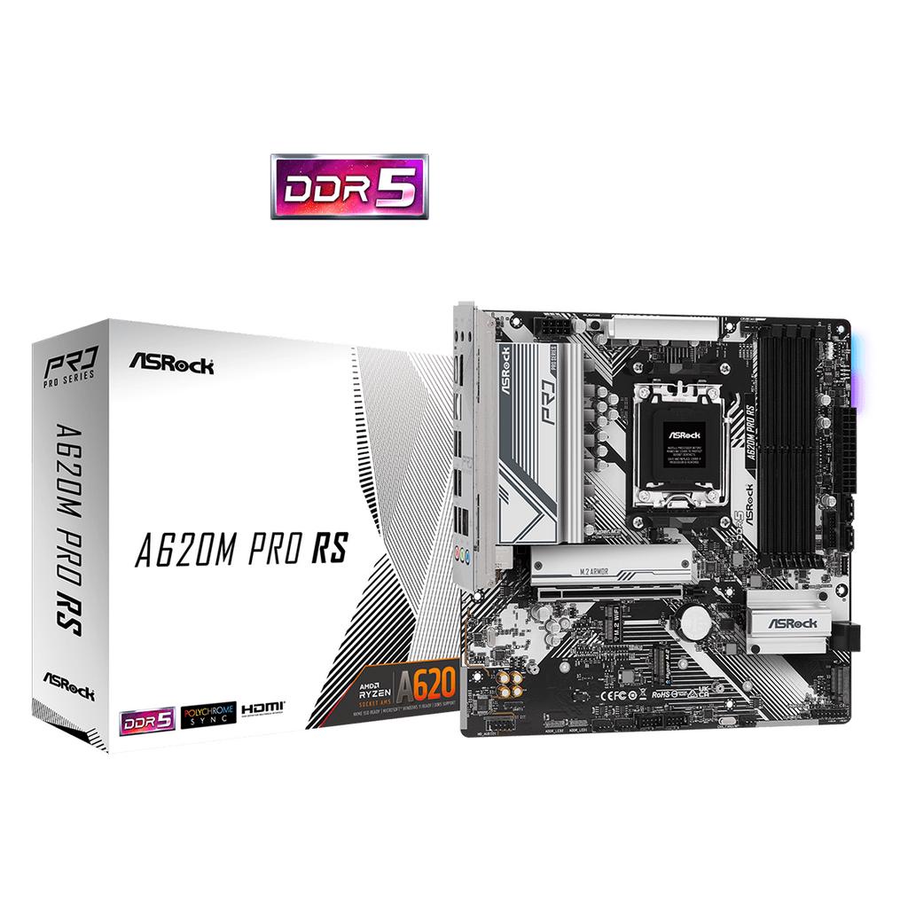 MAINBOARD (AM5) ASROCK A620MPRORS ประกัน 3 ปี Shopee Thailand