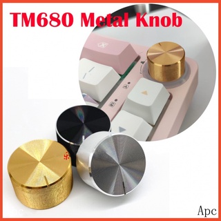 สินค้า keyboard knob Tm680 ลูกบิด volume ลูกบิดโลหะอัพเกรดสําหรับ Tm680 NJ80 NJ68 TM 680 คีย์บอร์ดสำหรับแป้นพิมพ์เครื่องกล For mechanical keyboard