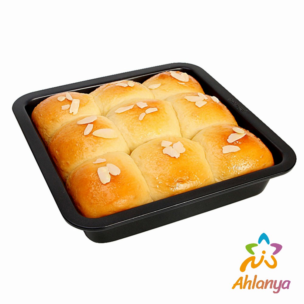 ahlanya-ถาดอบเค้กแบบสี่เหลี่ยม-ถาดอบพิซซ่า-ถาดอบขนมปัง-square-cake-pan