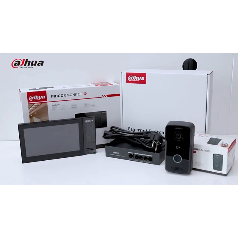 Dahua Video Intercom POE KIT อินเตอร์คอมเครื่องควบคุมระบบประตูทาง ...