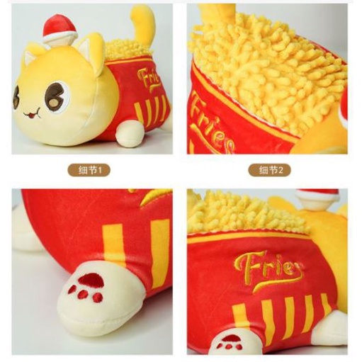aphmau-meemeow-plush-cat-cola-burger-taco-french-fried-donut-unicorn-doll-stuffed-soft-toy-plush-cat-figure-anak-patung