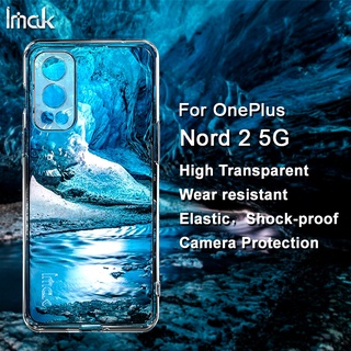 Original Imak Casing OnePlus Nord 2 5G Transparent Soft TPU Back Case Clear Silicone Shockproof Cover