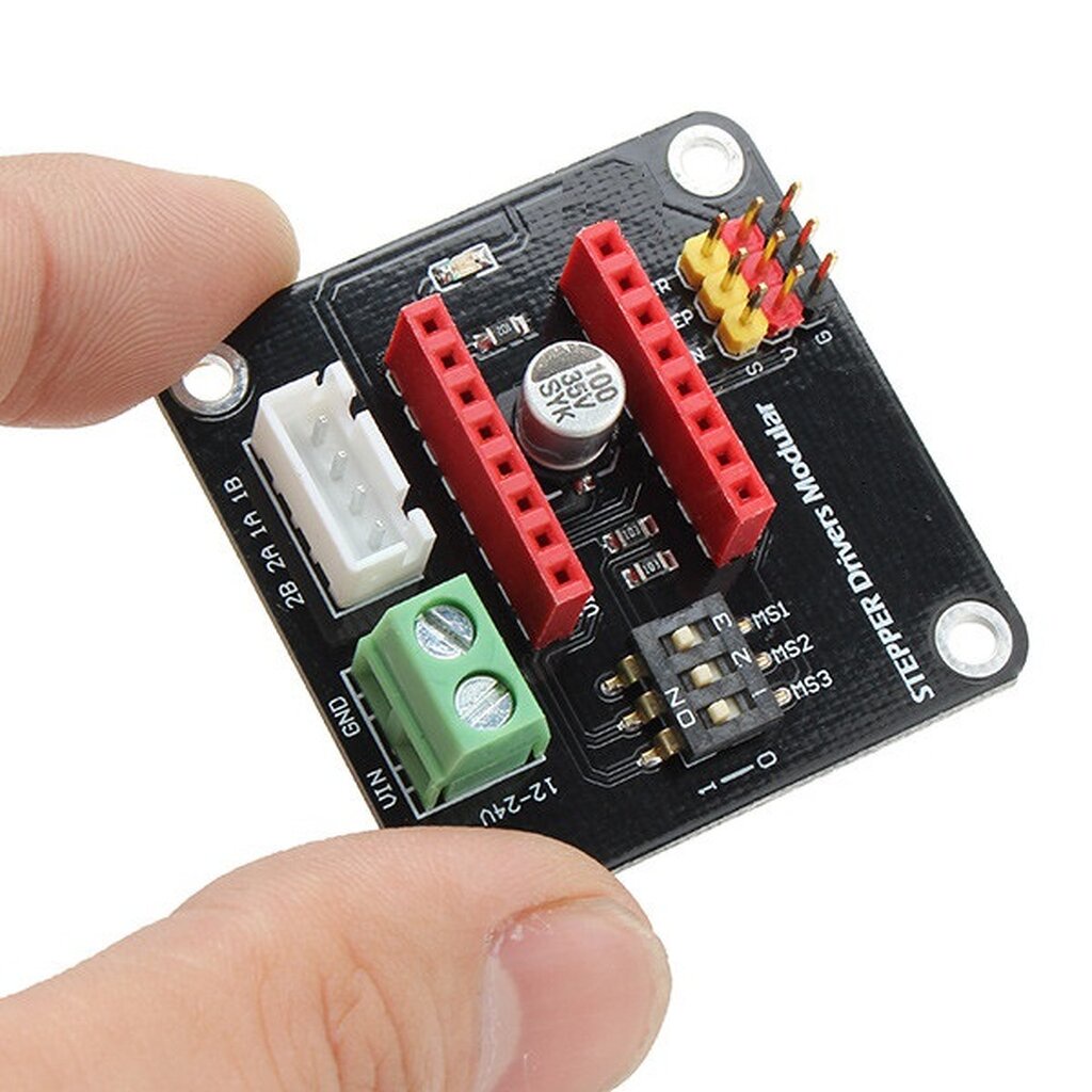 ภาพหน้าปกสินค้า3D Printer 42 Stepper Motor Driver Expansion Board 8825/A4988 บอร์ดขยายขา บอร์ดขับมอเตอร์ สเตปมอเตอร์ จากร้าน general4.group บน Shopee