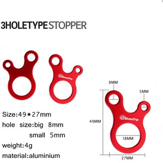 ภาพหน้าปกสินค้าคาราไบเนอร์ คาราบิเนอร์ Shine Trip Carabiner, Stopper ตัวปรับเชือก ตัวรั้งเชือก 3 ห่วง, Aluminum แพ็คคู่ (2 ชิ้น) ที่เกี่ยวข้อง