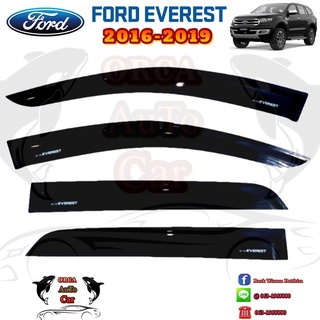 (ราคาช่วงโปรโมทเท่านั้น)คิ้วกันสาด/กันสาด FORD EVEREST 2016-2019