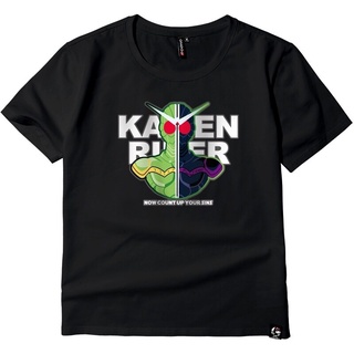 Kamen Rider W The Ace เสื้อยืดลําลองสําหรับผู้ชายแขนสั้นคอกลมพิมพ์ลาย