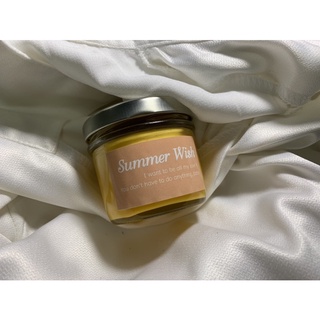 (ขนาด 100 ml.) เทียนหอม กลิ่น ซัมเมอร์วิช - Soy Candle Summer Wish เทียนหอมไขถั่วเหลือง เทียน ของขวัญให้คนที่คุณรัก