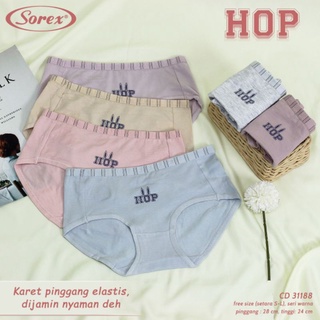 Sorex กางเกงชั้นใน CD Hop Teen 31188 Freesize สีพื้น