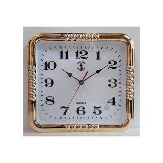 ภาพหน้าปกสินค้านาฬิกาแขวนผนัง KING TIME สมอดำ No.04 KING TIME ตราสมอแท้ 100%ทรงสี่เหลี่ยม ขนาด 12 นิ้ว ที่เกี่ยวข้อง