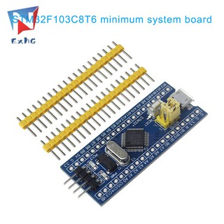 exhg คุณภาพสูง stm 32 f 103 c 8 t 6 minimum แผ่นบอร์ดโมดูลสําหรับ stm32 arm th