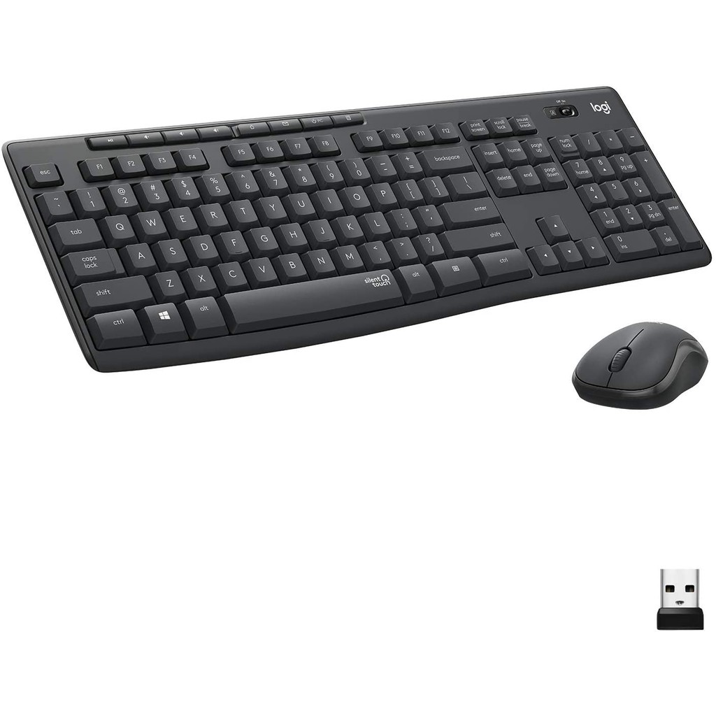 ภาพหน้าปกสินค้าLogitech MK295 Silent Keyboard & Quiet Mouse แป้นภาษาไทย/อังกฤษ ประกันศูนย์ 1ปี เมาส์และคีย์บอร์ด ไร้สาย เสียงเบา จากร้าน logitech_by_e.express บน Shopee