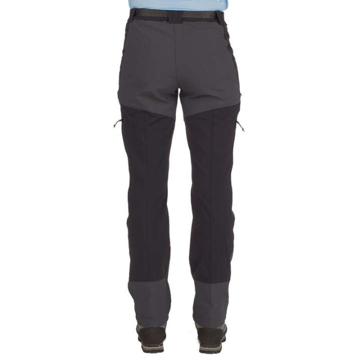 กางเกงขายาวผู้หญิงสำหรับใส่เทรคกิ้งบนภูเขารุ่น-trek-900-สีดำ
