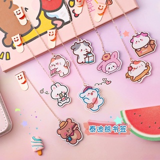 ✅พร้อมส่ง✅ ✨ที่คั่นหนังสือ ตกแต่งห้อง ประดับสมุด ลายการ์ตูน✨