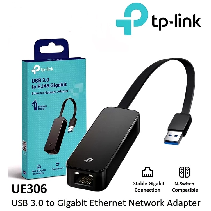 Tp link ue306 usb 3 0 to gigabit ethernet network adapter 10 100