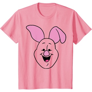 เสื้อยืดผ้าฝ้ายพรีเมี่ยม เสื้อยืด พิมพ์ลาย Disney Winnie The Pooh Piglet ขนาดใหญ่