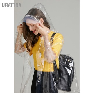เสื้อกันฝน Urattna แบบพับได้ กันน้ํา ขนาดกะทัดรัด และสะดวก สําหรับนักเรียน