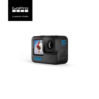 (ประกันศูนย์ไทย1ปี)GoPro HERO10 Black โกโปร Action Cam ของแท้byRTB ส่งฟรี กล้องแอคชั่นแคม กันน้ำ10ม. กล้องถ่ายใต้น้ำ