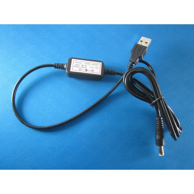 smart-cable-ใช้กับ-กีต้าร์เอฟเฟค-effect-guitar-แปลงไฟusb-5v-เป็น-9v