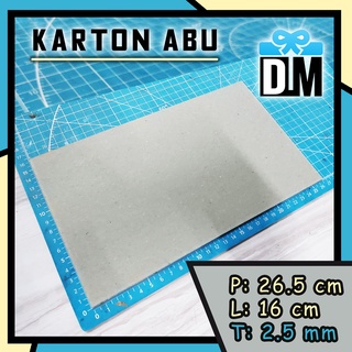 บอร์ดกระดาษแข็ง 26.5x16 ซม. 26.5x16 ซม. 27x16 ซม. 265x 160 มม. MDF สีเทา Duplex 2.5 มม.
