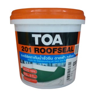 อะคริลิกกันซึม TOA 201 1Kg. GRAY วัสดุกันซึม เคมีภัณฑ์ก่อสร้าง วัสดุก่อสร้าง TOA 201 1Kg. GY WATERPROOFING HIGH ELASTIC