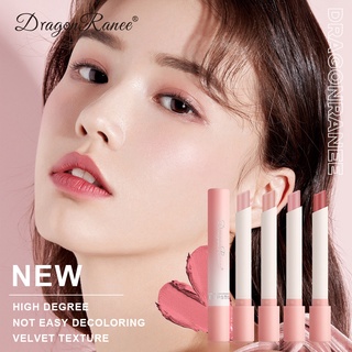 Dragon Ranee ลิปสติก เนื้อแมตต์ กํามะหยี่ ติดทนนาน ลิควิดลิปสติก lipgloss ลิปแมตต์ กันน้ํา สีนู้ด ธรรมชาติ เกาหลี แต่งหน้า ความงาม lipstick ดินสอเขียนขอบปาก ลิปสติกกันน้ำ ควิดลิปสติก ลิปแมตต์ กันน้ํา ติดทนนาน  แมตต์ แต่งหน้า ลิปแมท ลิป