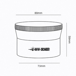 ภาพขนาดย่อของภาพหน้าปกสินค้าMHW-3BOMBER UV-1 Leveling Dosing Funnel / Ring โดสซิ่งกาแฟทรงกรวย ขนาด 58 mm จากร้าน cafe_at_home บน Shopee ภาพที่ 7