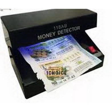 counterfeit-money-detector-เครื่องตรวจแบงค์ปลอม-ล๊อตเตอรี่-ด้วยแสง-uv-ตรวจธนบัตรปลอม-ตรวจลายน้ำบนเอกสารmodel-118ab