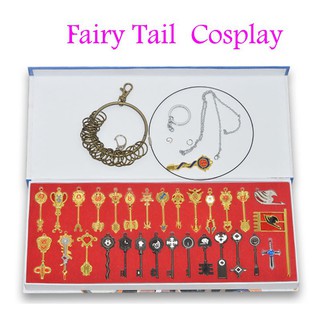 29pcs Fairy Tail Lucy พวงกุญแจ Sign of the Zodiac Pendant ส่วนลด100 บาท โค้ด