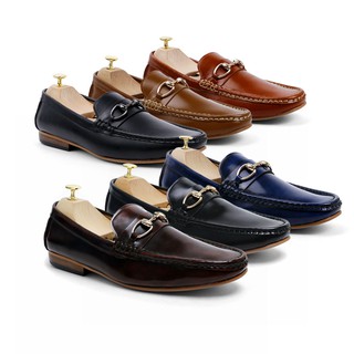 BROWN STONE  HORSEBIT CLASSY LOAFER