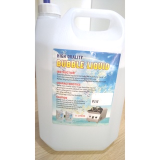 น้ำยาทำฟองสบู่ ปริมาตร 5000ml น้ำยาเป่าฟอง สำหรับ เครื่องทำฟองสบู่ เป่าฟองสบู่ บับเบิ้ล น้ำยาบับเบิ้ล เครื่องบับเบิ้ล
