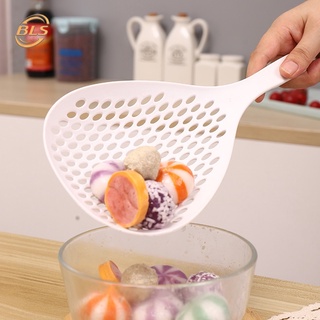 Random Color Large Strainer Scoop For Pasta Dumplings Vegetable Cooking