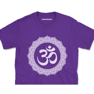 เสื้อยืดโอเวอร์ไซส์เสื้อยืด พิมพ์ลาย Mandala Om Yoga Hippie สไตล์ฮิปปี้ สําหรับผู้ชายS-3XL